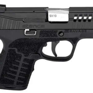 SAVAGE STANCE MC9 HGA 9MM 3.2IN BBL BLACK 1-7R & 1-8RD MAG TRUGLO NS