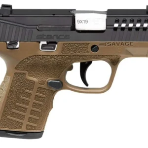 SAVAGE STANCE MC9MS HGA 9MM 3.2IN BBL GRAY 1-7R & 1-10RD MAG AMBI MANUAL SAFETY
