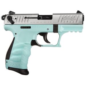 WALTHER P22 22LR 3.42" BBL ANGEL BLUE PLY FRAME NKL SLIDE HGA 2-10RD MAG HGA