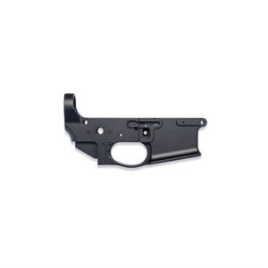 BROADSWORD BILLET STRIPPED AMBI LOWER RECEIVER FOR AR-15 BLK