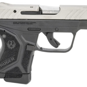 Ruger 13724 LCP II  Sports South Exclusive 22 LR 10+1 2.75" Satin Stainless Steel Barrel, Silver Cerakote Serrated Slide, Black Textured Polymer Frame, Features Lite Rack System, Manual Safety