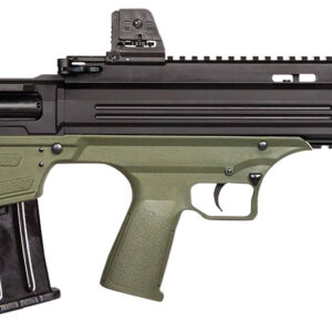 ATI ATIG20BDG Bulldog  20 Gauge Semi-Auto 3" 5+1 18.50" Black Steel Barrel, Black Aluminum Receiver, Picatinny Mount, Green Fixed Bullpup Stock