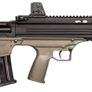 ATI ATIG20BDT Bulldog  20 Gauge Semi-Auto 3" 5+1 18.50" Black Steel Barrel, Matte Black Aluminum Receiver, Picatinny Mount, Tan Fixed Bullpup Stock