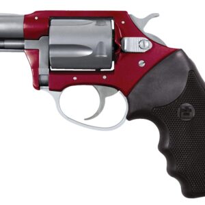 Charter Arms 53823 Undercover Lite Standard Revolver Single/Double 38 Special 2" 5 Rd Black Rubber Grip Stainless/Red Frame