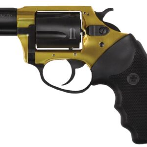 Charter Arms 53890 Undercover Lite Goldfinger Single/Double 38 Special 2" 5 Black Rubber Grip Gold/Black
