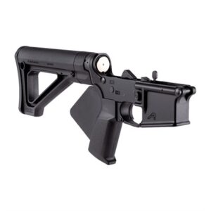 FEATURELESS COMP LOWER W/MAGPUL FIXED CAR STOCK FOR AR15 BLK