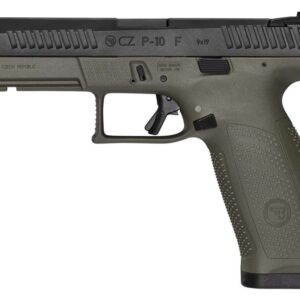 CZ P-10 F HGA 9MM 4.5 IN BBL ODG FRAME FIXED SIGHTS REV MAG CATCH 2/19R MAGS