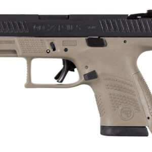 CZ P-10 S HGA 9MM 3.5 IN BBL FDE FRAME FS REVERSIBLE MAG CATCH 2/12RD MAGS