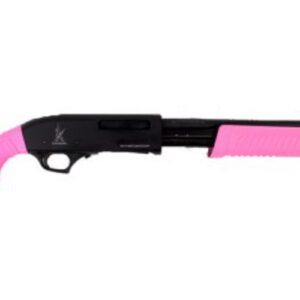 KEYSTONE CRICKETT SGP 410 GA 3 IN 18.5 IN BBL PINK CKOTE PUMP ``MY FIRST SHOTGUN" BLUE 1 MOD CHOKE