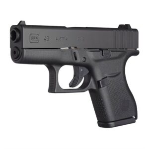 GLOCK 43 SUBCOMPACT 9MM LUGER (2)6-ROUND MAG BLK USA REBUILT