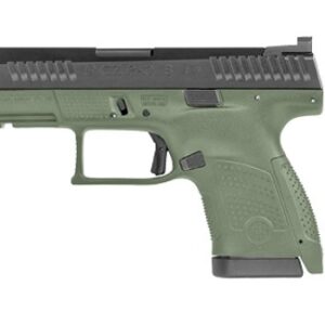 CZ P-10 S HGA 9MM 3.5 IN BBL ODG FRAME FS REVERSIBLE MAG CATCH 2/12RD MAGS