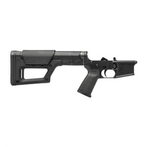 COMPLETE LOWER RECEIVER W/MAGPUL MOE & PRS LITE FOR AR15 BLK