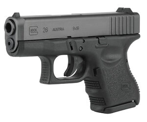 GLOCK 26 9MM 10RD FXD 5LB REBUILT