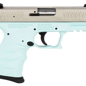 WALTHER CCP M2 HGA 9MM 3.54IN BBL FS  ANGEL BLUE STAINLESS 2 8RD MAGS  