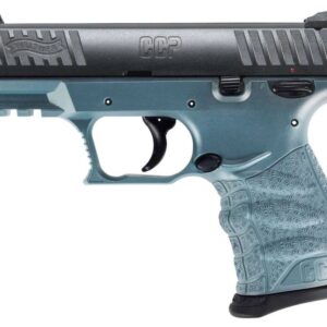 WALTHER CCP M2 HGA 9MM 3.54IN BBL FS  BLUE TITANIUM 2 8RD MAGS  