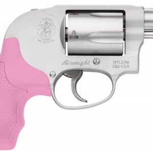Smith & Wesson 150468 638 Airweight38 Special 1.88" 5 Round Stainless Steel Pink Synthetic Grip