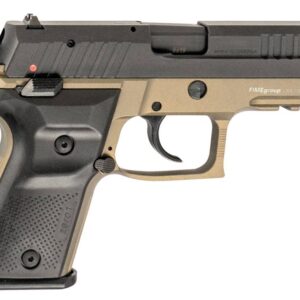 AREX ZERO 1 COMPACT HGA 9MM 3.85IN BBL SA/DA FDE ALUMINUM FRAME BLACK SLIDE 2-15RDMAGS