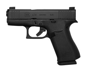 GLOCK 43X 9MM BLK 10RD MOS 2 MAGS