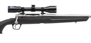 SAVAGE AXIS XP RIB 243 WIN 22" BBL SS SPORTER BLACK SYNTHETIC STOCK 4RD DBM WEAVER 3-9X40MM SCOPE