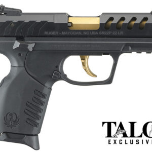 SR22 22LR 3.5" B AS Blk w/Gold Bbl TALO