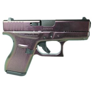 Glock 42 Custom "Shimmering Razorback" Subcompact Handgun .380 ACP 6rd Magazines (2) 3.2" Barrel USA