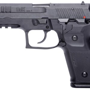 AREX ZERO 1 STANDARD HGA 9MM 4.25IN BBL SA/DA BLACK ALUMINUM FRAME BLACK SLIDE 2-17RD MAGS