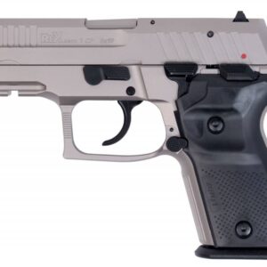 AREX ZERO 1 COMPACT HGA 9MM 3.85IN BBL SA/DA NICKEL PLATED ALUMINUM FRAME & SLIDE 2-15RD MAGS