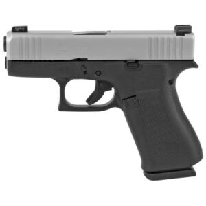 G43X 9MM 3.6 IN BBL - AMERIGLO BOLD SIGHTS - SILVER