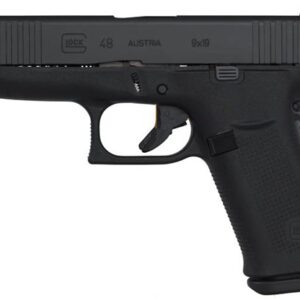 GLOCK 48 9MM GLOCK NIGHT SIGHT FRONT SERRATION BLACK 10RD PA4850701