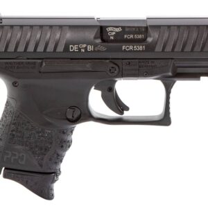 WALTHER PPQ M2 SUB COMPACT9MM " BBL  HGA BLACK 9MM PLY FRAME 10RD MAG