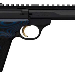 BROWNING BUCKMARK BLACK LABEL CONTOUR HGA 22LR 5.5" BBL RAIL BLACK 10/RD MAG PISTOL RUG