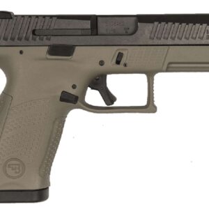 CZ P-10 C HGA 9MM 4 IN BBL FDE NS 15RD REVERSABLE MAG CATCH 2/15RD MAGS