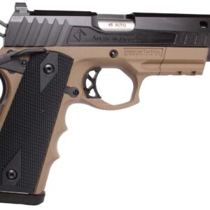 ATI HGA FXH-45 45 AUTO 5IN BBL 8RD HYBRID FDE PLY FRAME STEEL SLIDE BLK DUOTONE
