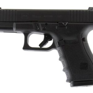 G19 GEN 4 9MM 4.0 IN BBL - BLACK - FRONT SERRATIONS