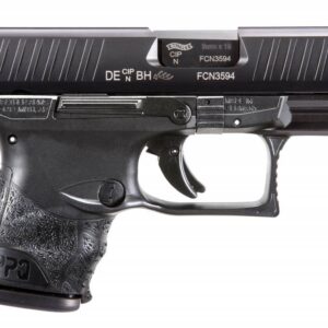 WALTHER PPQ M2 SUB COMPACT HGA 9MM 3.5" BBL PHOS NS BLACK PLY FRAME 3-10RD MAGS