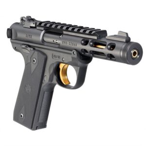 MARK IV 22/45 LITE 22 LR 4.4'' THREADED BBL (2)10RD BLK/GOLD