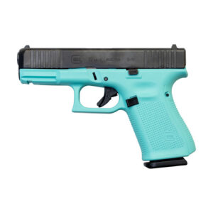GLOCK 19 G19 HGA 9MM 4.0IN BBL 5LB FS 2 15RD MAGS ROBIN EGG BLUE CERAKOTE FRAME