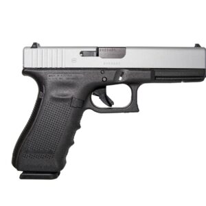 GLOCK 31 G31 GEN 4 HGA 357 SIG 4.49 IN BBL FS 5LB 3 15RD MAGS CERAKOTE SILVER TITANIUM SLIDE