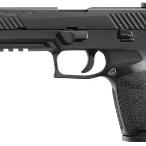 Sig Sauer 320F45BSS P320 Full Size 45 ACP Double 4.70" 10+1 Black Polymer Grip Black Nitron Stainless Steel Slide