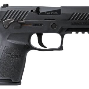 Sig Sauer 320C9BSSMS P320 Compact 9mm Luger 3.90" 15+1 Black Polymer Grip Black Nitron Stainless Steel