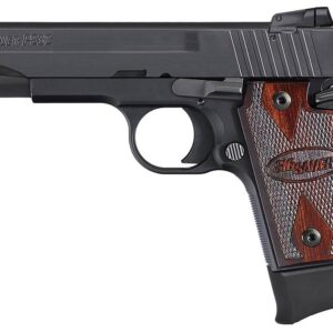 SIG SAUER P938 TARGET HGA 22 LR 4.1" BBL SAO ADJ SIGHTS ROSEWOOD GRIP 10RD POLY MAG AMBI SAFETY