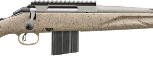 RUGER AMERICAN GENII RANCH - 6MM ARC 16.1" COBALT FDE SPLAT