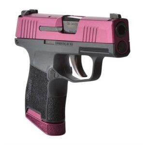 P365 9MM LUGER 3.1'' BBL (2)10RD MAGS BLACK CHERRY CERAKOTE