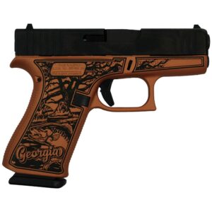 Glock 43x Custom "Georgia Clay" Subcompact Handgun 9mm Luger 10rd Magazines (2) 3.41" Barrel Austria