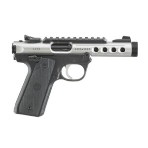 Ruger Mark IV 22/45 Lite Handgun .22 LR 10rd Magazines 4.40" Threaded Barrel Clear Anodized Finish