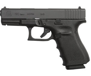 G19C GEN 4 9MM 4.0 IN BBL- BLACK - COMPENSATED