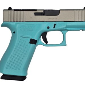 GLOCK 43X 9MM ROBIN EGG/SILVR OR UX4350204NREBS