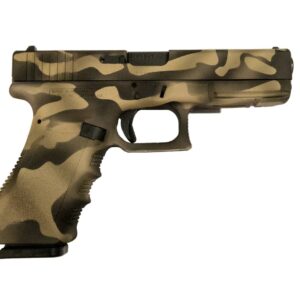 G17 9MM 4.49 IN BBL FS CERAKOTE SANDSTORM CAMO SLIDE AND FRAME