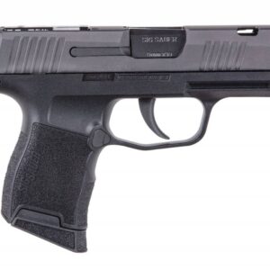 Sig Sauer 3659SASC P365 SAS 9mm Luger 3.10" 10+1 Black Black Polymer Grip