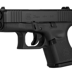 GLOCK 26 GEN5 GLOCK NIGHT SIGHT 9MM FRONT SERRATION 10RD UA265S701